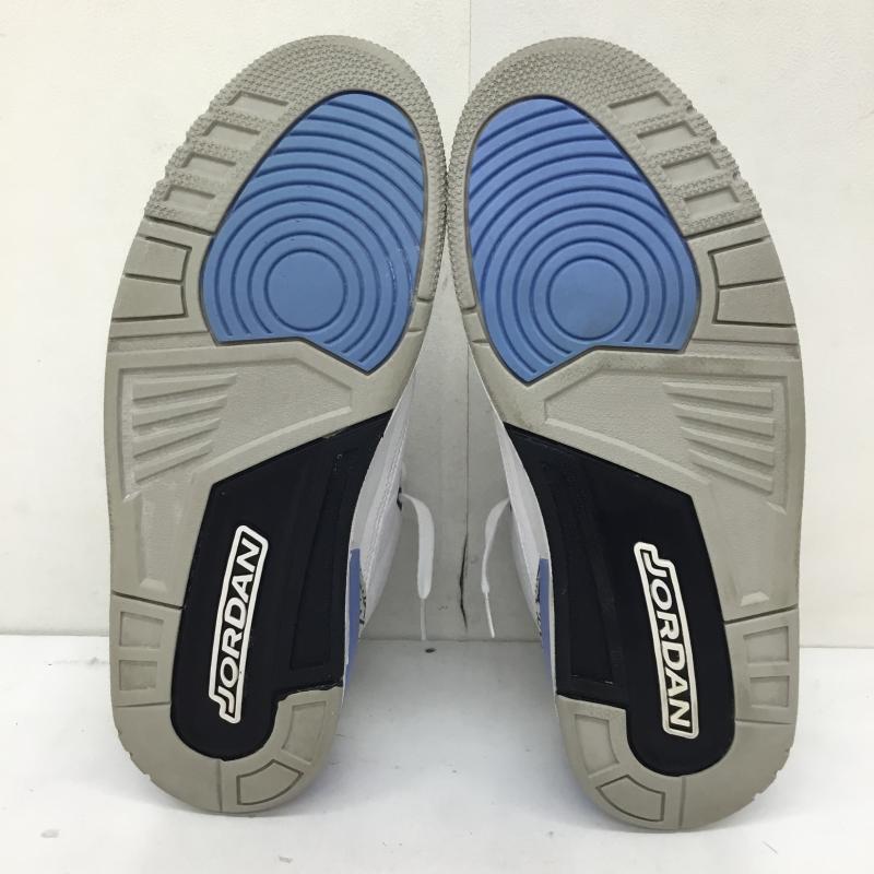 ナイキ NIKE スニーカー スニーカー CT8532-104 Nike Air Jordan 3 Retro UNC (2020) ナイキ エアジョーダン3 レトロ UNC (2020) 28.0cm ロゴ、文字 X  白 / ホワイト / X 黒 / ブラック / X 灰 / グレー / X 青 / ブルー /  メンズ USED 古着 中古 10125396