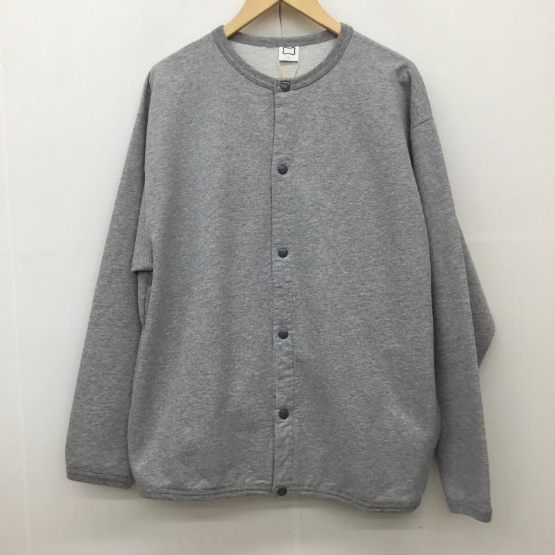 スタンダード カリフォルニア STANDARD CALIFORNIA カーディガン 長袖 Cotton Sweat Cardigan スウェット　カーディガン　スタンダードカリフォルニア XL 無地 灰 / グレー /  メンズ USED 古着 中古 10125397