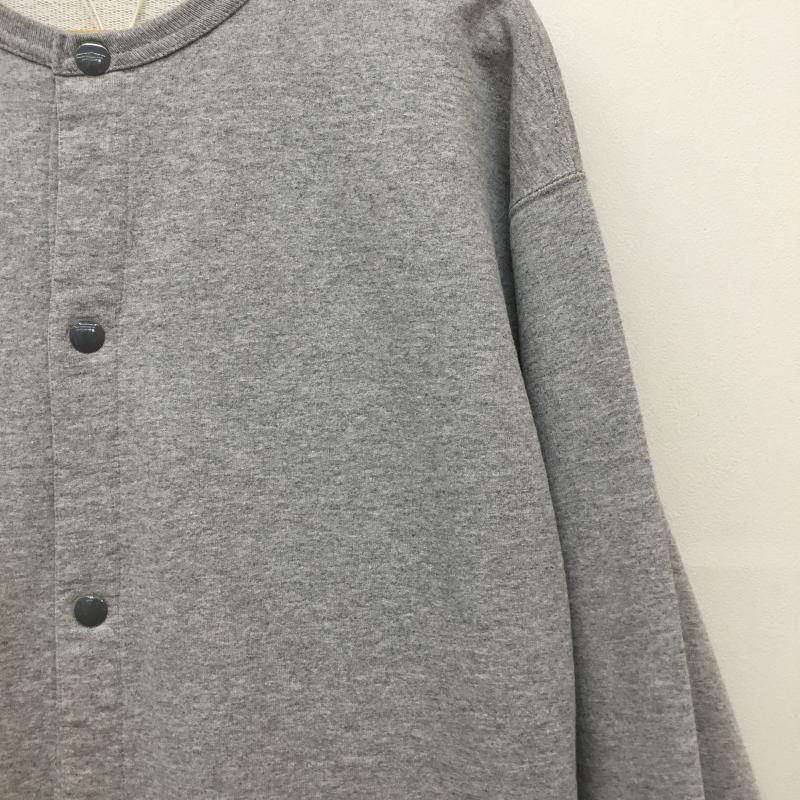 スタンダード カリフォルニア STANDARD CALIFORNIA カーディガン 長袖 Cotton Sweat Cardigan スウェット　カーディガン　スタンダードカリフォルニア XL 無地 灰 / グレー /  メンズ USED 古着 中古 10125397
