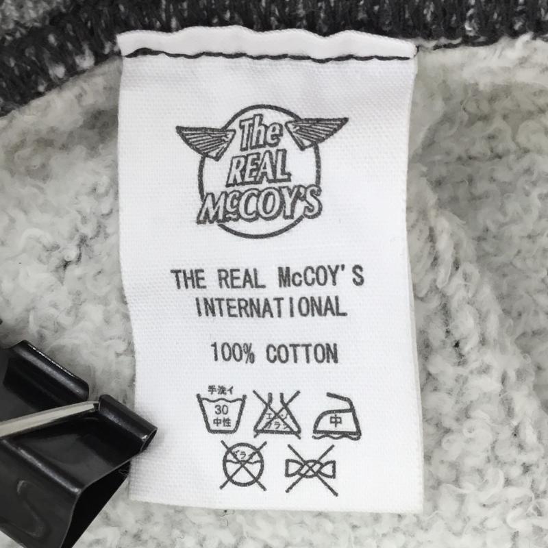 ザリアルマッコイズ THE REAL McCOY S カーディガン 長袖 ザ　リアルマッコイズ　スウェット　カーディガン M 無地 灰 / グレー /  メンズ USED 古着 中古 10125399