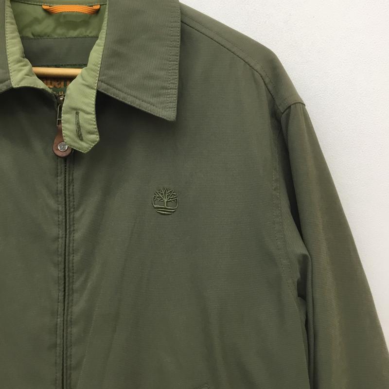 ティンバーランド Timberland ジャケット、上着 ジャンパー、ブルゾン S 無地 X ロゴ、文字 緑 / グリーン /  メンズ USED 古着 中古 10125401