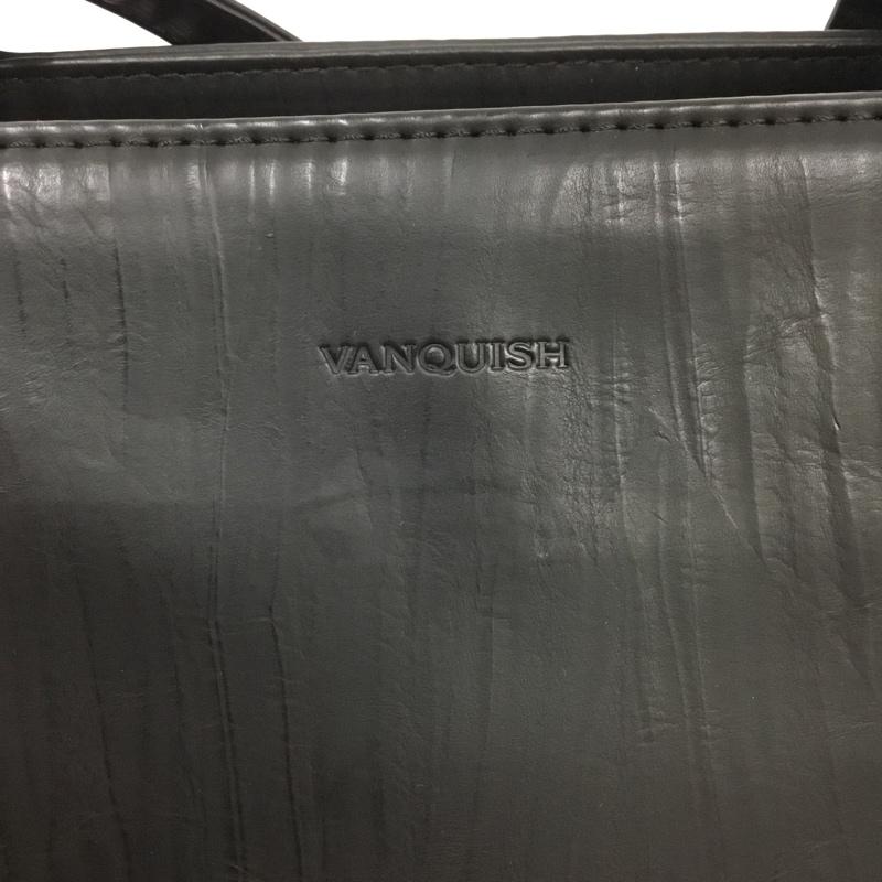 ヴァンキッシュ VANQUISH トートバッグ トートバッグ ファスナー ロゴ、文字 黒 / ブラック /  メンズ USED 古着 中古 10125403