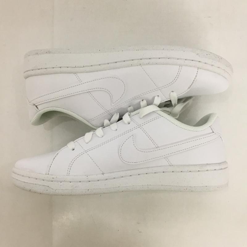 ナイキ NIKE スニーカー スニーカー DH3159-100 W COURT ROYAL 2 24cm 箱有 24.0cm ロゴ、文字 白 / ホワイト /  レディース USED 古着 中古 10125405
