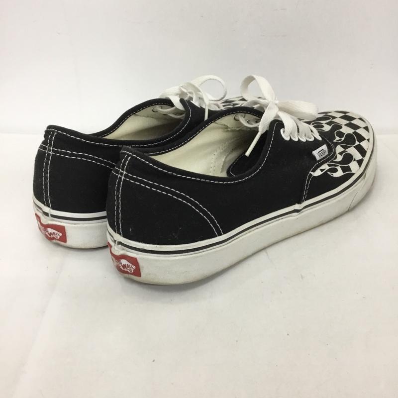 バンズ VANS スニーカー スニーカー 500714 27.5cm checker flame 27.5cm 総柄 黒 / ブラック / X 白 / ホワイト /  メンズ USED 古着 中古 10125409