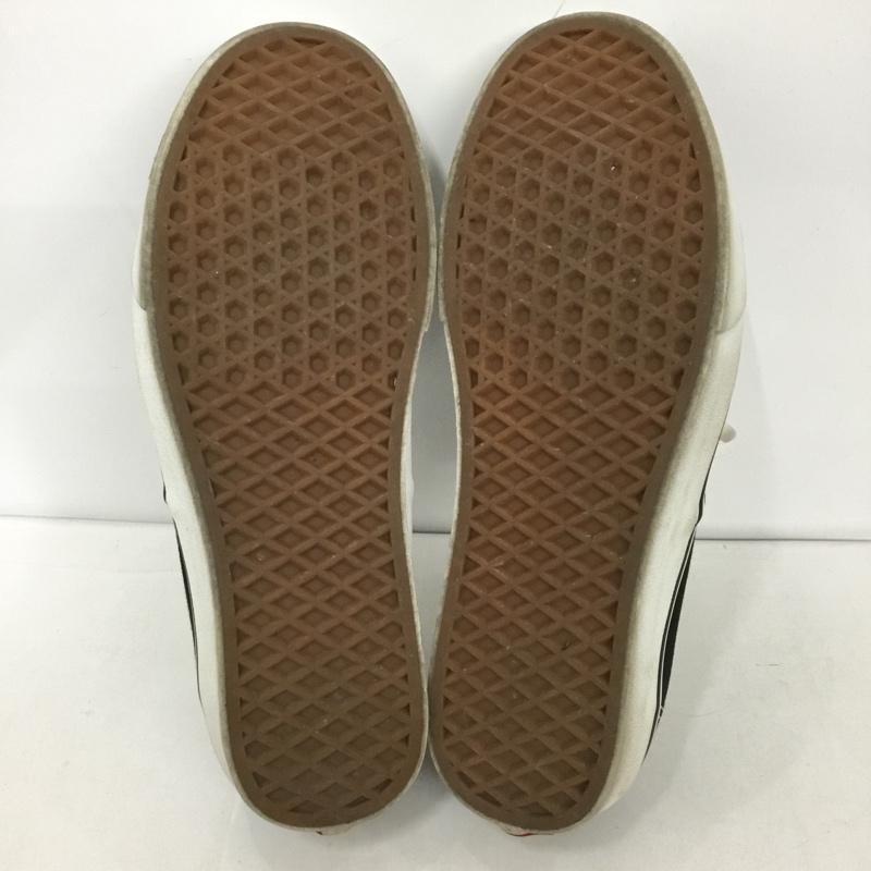 バンズ VANS スニーカー スニーカー 500714 27.5cm checker flame 27.5cm 総柄 黒 / ブラック / X 白 / ホワイト /  メンズ USED 古着 中古 10125409