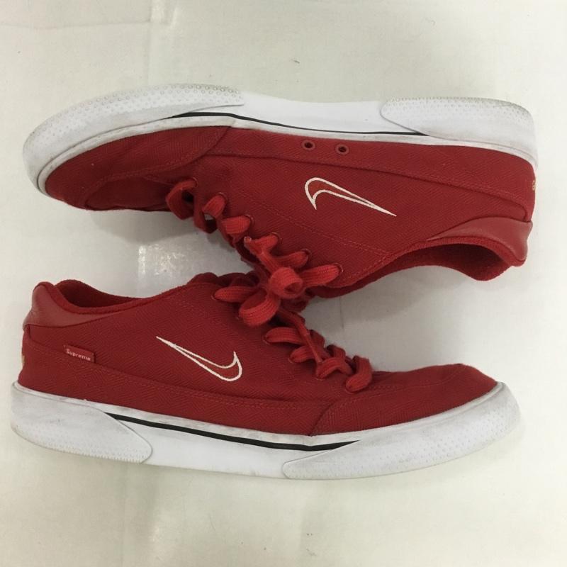 ナイキ NIKE スニーカー スニーカー 801621-661 SB GTS QS SUPREME 28cm 28.0cm ロゴ、文字 赤 / レッド /  メンズ USED 古着 中古 10125410