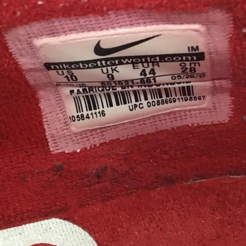 ナイキ NIKE スニーカー スニーカー 801621-661 SB GTS QS SUPREME 28cm 28.0cm ロゴ、文字 赤 / レッド /  メンズ USED 古着 中古 10125410