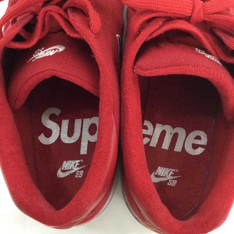 ナイキ NIKE スニーカー スニーカー 801621-661 SB GTS QS SUPREME 28cm 28.0cm ロゴ、文字 赤 / レッド /  メンズ USED 古着 中古 10125410