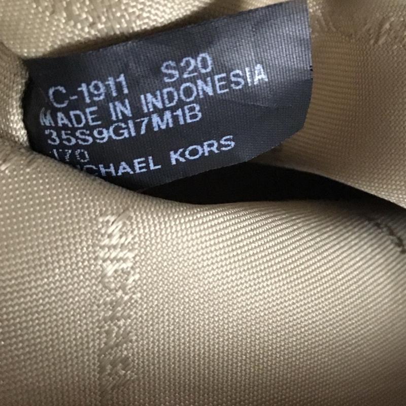 マイケルコース MICHAEL KORS ショルダーバッグ ショルダーバッグ 35S9GI7M1B ロゴ 総柄 白 / ホワイト / X 茶 / ブラウン /  レディース USED 古着 中古 10125415