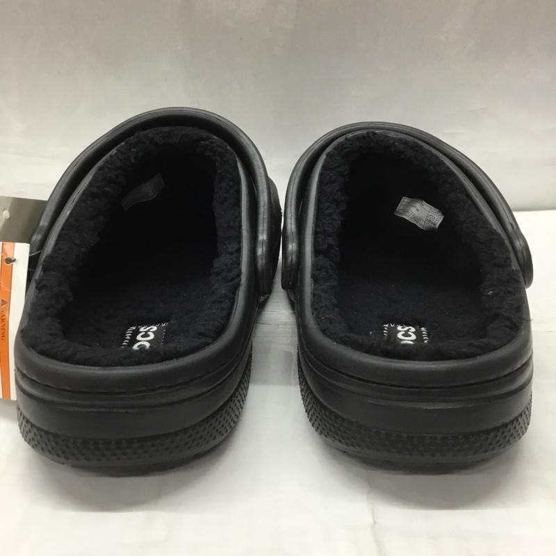 クロックス crocs サンダル サンダル Ralen lined Clog 16244-060 27.0cm 無地 黒 / ブラック /  メンズ USED 古着 中古 10125455