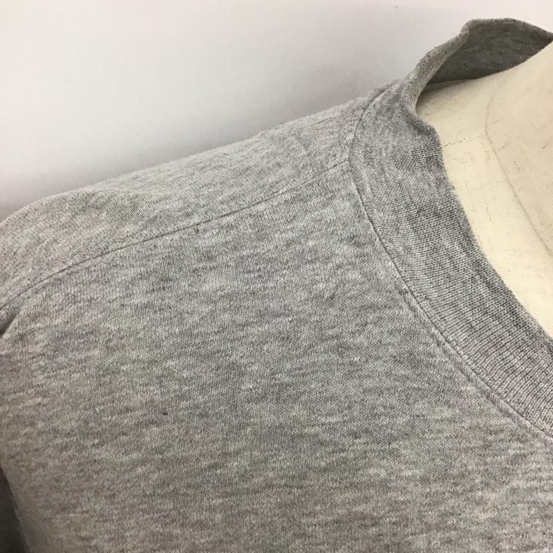 ナイキ NIKE トレーナー 長袖 長袖トレーナー スウェット クルーネック プルオーバー L ロゴ、文字 灰 / グレー /  メンズ USED 古着 中古 10125470