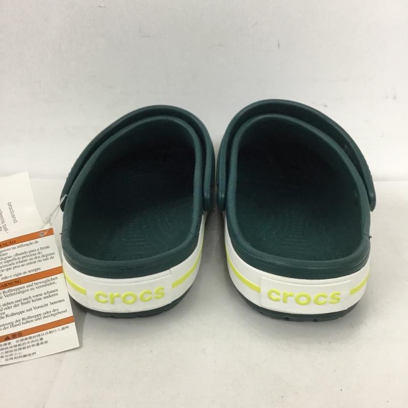 クロックス crocs サンダル サンダル 11016-3S0 クロックバンド Crocband 26.0cm 無地 緑 / グリーン /  メンズ USED 古着 中古 10125480