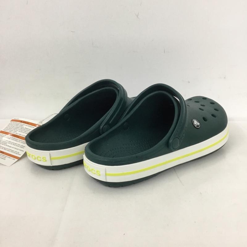 クロックス crocs サンダル サンダル 11016-3S0 クロックバンド Crocband 26.0cm 無地 緑 / グリーン /  メンズ USED 古着 中古 10125482