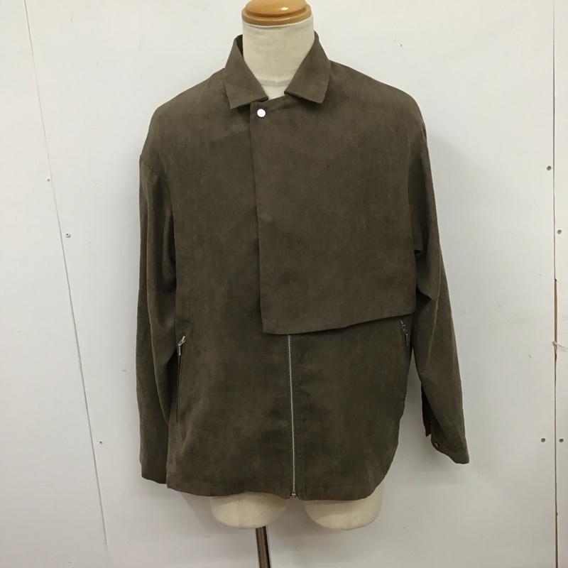 タケオキクチ TAKEO KIKUCHI ジャケット、上着 ジャケット、ブレザー 長袖ジャケット アウター 前ジップ カラージャケット M 無地 茶 / ブラウン /  メンズ USED 古着 中古 10125493