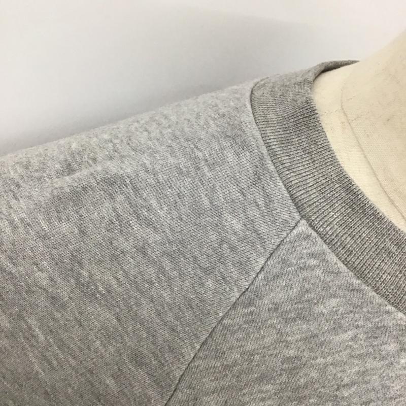 アディダス adidas トレーナー 長袖 dh4785 長袖トレーナー スウェット クルーネック プルオーバー プリント 灰 / グレー /  メンズ USED 古着 中古 10125495