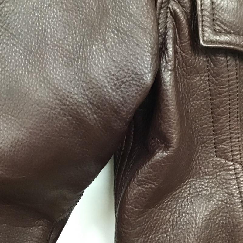 フルカウント FULLCOUNT ジャケット、上着 ジャケット、ブレザー レザージャケット ボタンジャケット アウター 38 無地 茶 / ブラウン /  メンズ USED 古着 中古 10125505