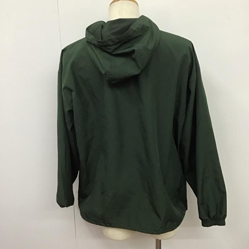 チャンピオン Champion ジャケット、上着 ジャケット、ブレザー L ロゴ、文字 緑 / グリーン /  メンズ USED 古着 中古 10125507