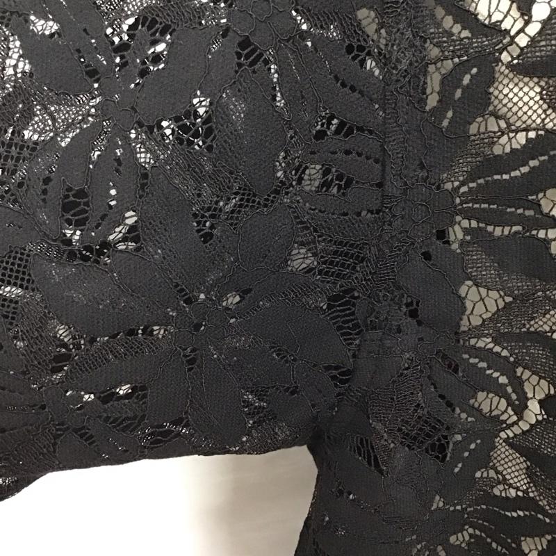 ニードルス Needles シャツ、ブラウス 半袖 半袖シャツ 総柄シャツ シースルーシャツ L 総柄 黒 / ブラック /  メンズ USED 古着 中古 10125511