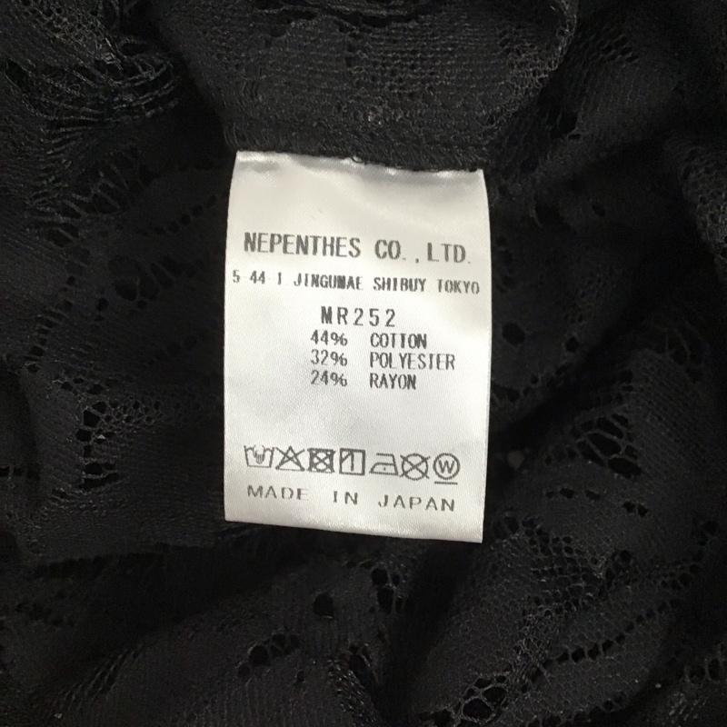 ニードルス Needles シャツ、ブラウス 半袖 半袖シャツ 総柄シャツ シースルーシャツ L 総柄 黒 / ブラック /  メンズ USED 古着 中古 10125511