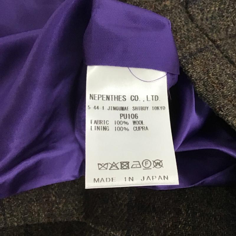 ニードルス Needles ジャケット、上着 ジャケット、ブレザー ノーカラージャケット チェックジャケット カジュアルジャケット M チェック マルチカラー / マルチカラー /  メンズ USED 古着 中古 10125520