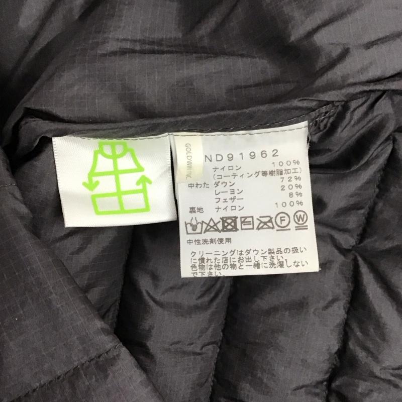 ザノースフェイス THE NORTH FACE ジャケット、上着 ジャケット、ブレザー nd91962 ダウンジャケット ノーカラージャケット アウター L 無地 灰 / グレー /  メンズ USED 古着 中古 10125522