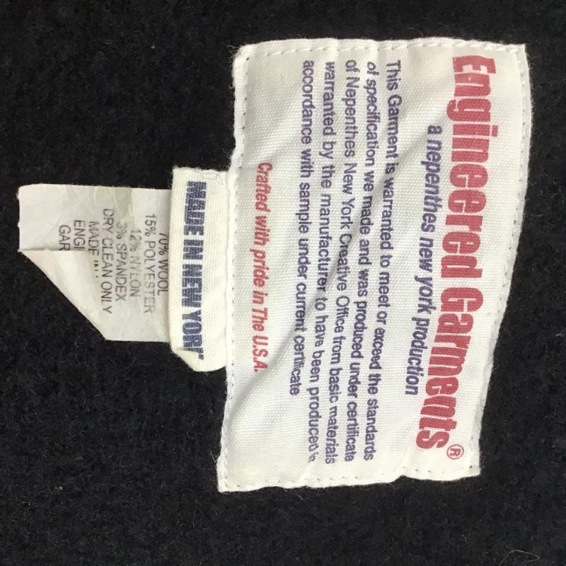 エンジニアードガーメンツ Engineered Garments ジャケット、上着 ジャケット、ブレザー カジュアルジャケット アウター カラージャケット XS 総柄 黒 / ブラック /  メンズ USED 古着 中古 10125523