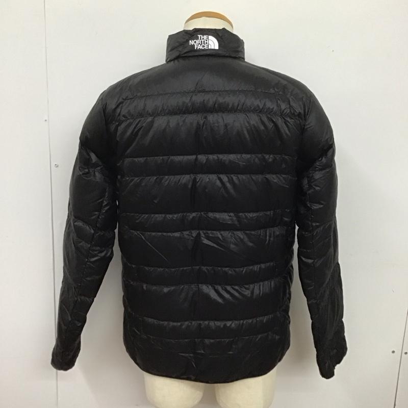 ザノースフェイス THE NORTH FACE ジャケット、上着 ダウンジャケット nd91902 ライトヒートジャケット ジップアップジャケット ダウンジャケット L ロゴ、文字 黒 / ブラック /  メンズ USED 古着 中古 10125524