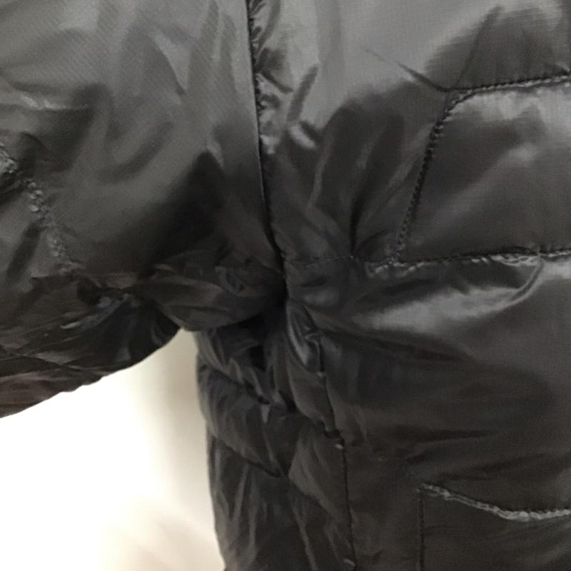 ザノースフェイス THE NORTH FACE ジャケット、上着 ダウンジャケット nd91902 ライトヒートジャケット ジップアップジャケット ダウンジャケット L ロゴ、文字 黒 / ブラック /  メンズ USED 古着 中古 10125524