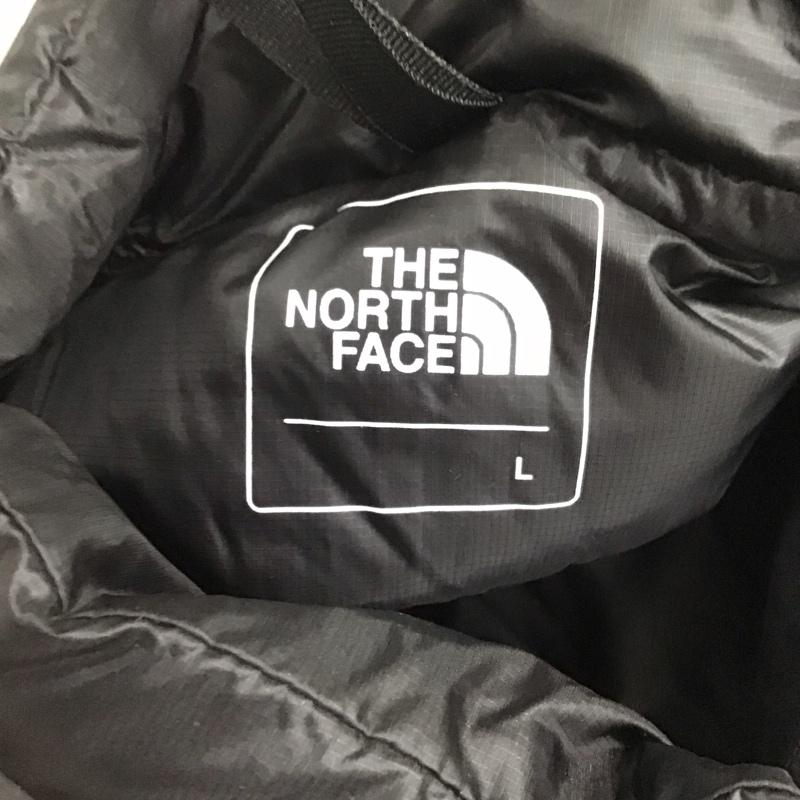 ザノースフェイス THE NORTH FACE ジャケット、上着 ダウンジャケット nd91902 ライトヒートジャケット ジップアップジャケット ダウンジャケット L ロゴ、文字 黒 / ブラック /  メンズ USED 古着 中古 10125524