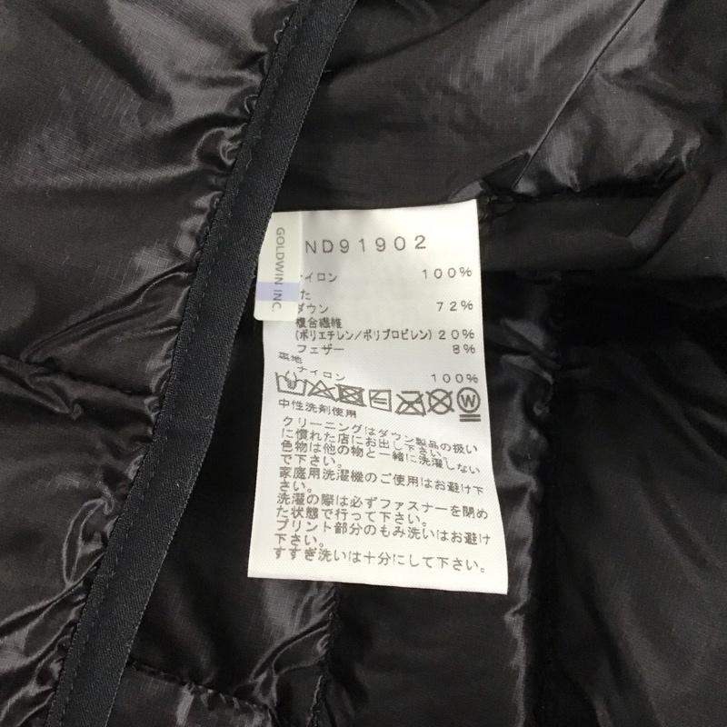 ザノースフェイス THE NORTH FACE ジャケット、上着 ダウンジャケット nd91902 ライトヒートジャケット ジップアップジャケット ダウンジャケット L ロゴ、文字 黒 / ブラック /  メンズ USED 古着 中古 10125524