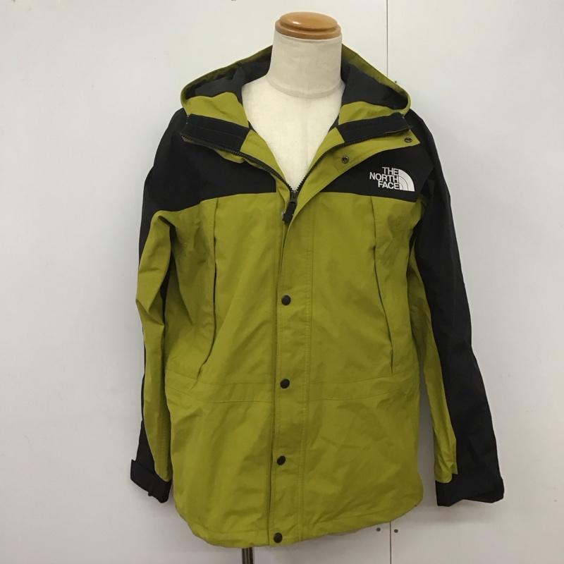 ザノースフェイス THE NORTH FACE ジャケット、上着 ジャケット、ブレザー np11834 マウンテンライトジャケット ジップアップジャケット XL ロゴ、文字 黒 / ブラック / X 緑 / グリーン /  メンズ USED 古着 中古 10125528