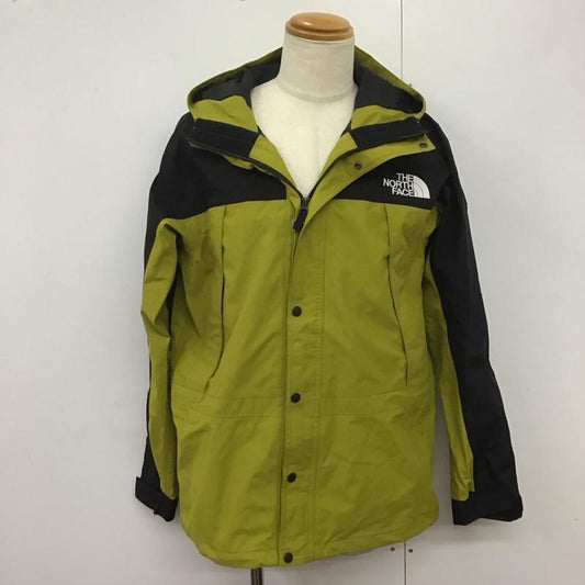 ザノースフェイス THE NORTH FACE ジャケット、上着 ジャケット、ブレザー np11834 マウンテンライトジャケット ジップアップジャケット XL ロゴ、文字 黒 / ブラック / X 緑 / グリーン /  メンズ USED 古着 中古 10125528