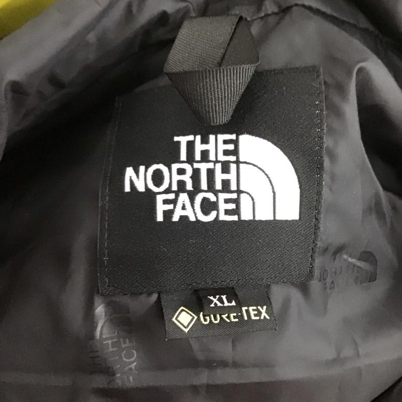 ザノースフェイス THE NORTH FACE ジャケット、上着 ジャケット、ブレザー np11834 マウンテンライトジャケット ジップアップジャケット XL ロゴ、文字 黒 / ブラック / X 緑 / グリーン /  メンズ USED 古着 中古 10125528