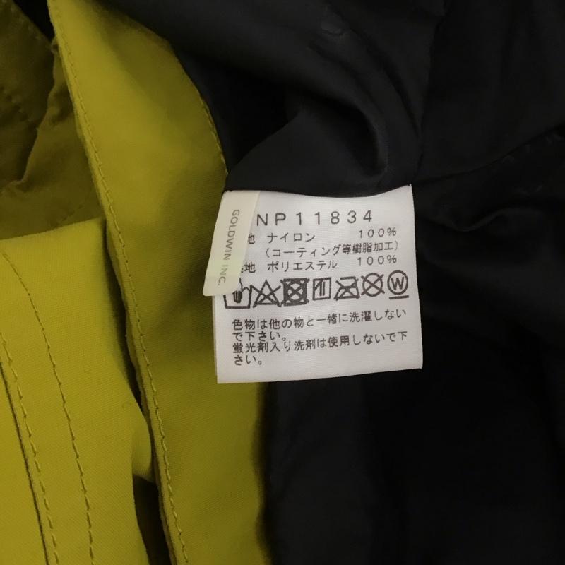 ザノースフェイス THE NORTH FACE ジャケット、上着 ジャケット、ブレザー np11834 マウンテンライトジャケット ジップアップジャケット XL ロゴ、文字 黒 / ブラック / X 緑 / グリーン /  メンズ USED 古着 中古 10125528