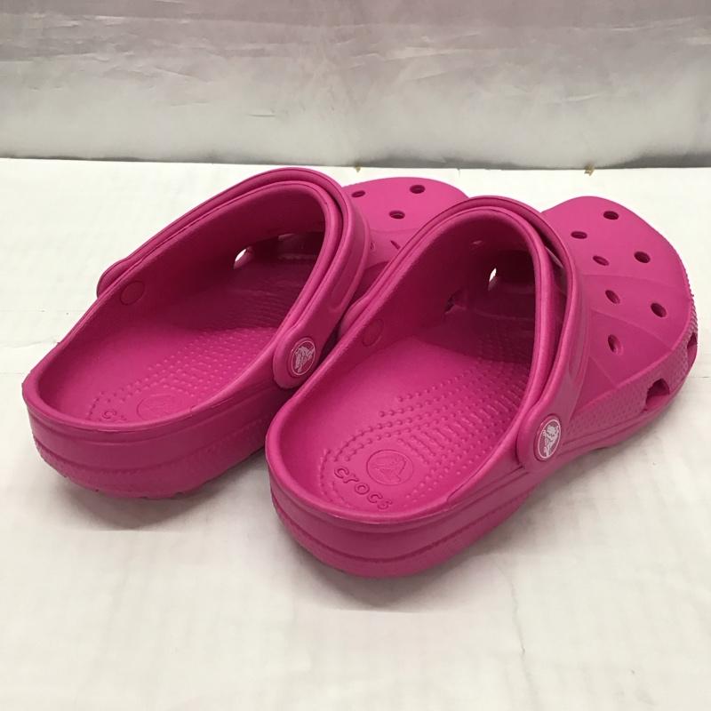 クロックス crocs シューズ シューズ 15908-670 ralen clog K 21cm サンダル 21.0cm 無地 桃 / ピンク /  ガールズ USED 古着 中古 10125529