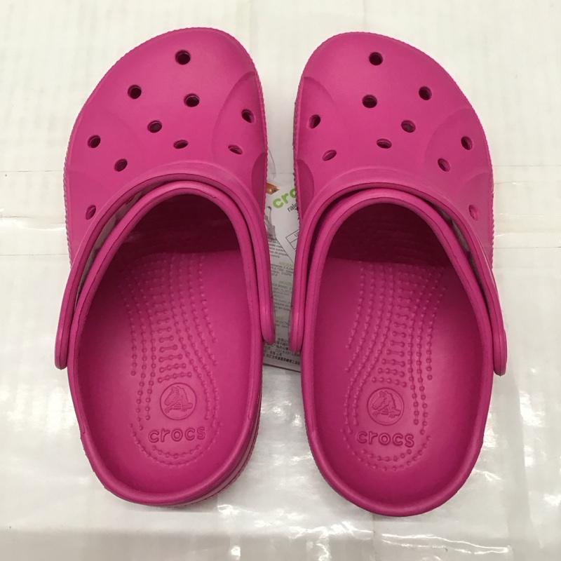 クロックス crocs シューズ シューズ 15908-670 ralen clog K 21cm サンダル 21.0cm 無地 桃 / ピンク /  ガールズ USED 古着 中古 10125530