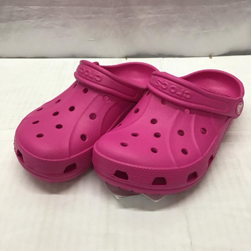 クロックス crocs シューズ シューズ 15908-670 ralen clog K 21cm サンダル 21.0cm 無地 桃 / ピンク /  ガールズ USED 古着 中古 10125531