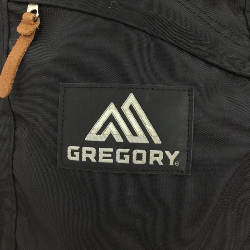 グレゴリー GREGORY リュックサック、デイパック リュックサック、デイバッグ バックパック ロゴ、文字 黒 / ブラック /  メンズ USED 古着 中古 10125543