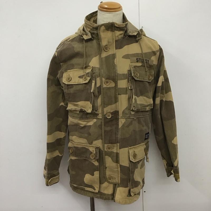 ステューシー STUSSY ジャケット、上着 ジャンパー、ブルゾン ジップアップジャケット アウター ミリタリージャケット L プリント マルチカラー / マルチカラー /  メンズ USED 古着 中古 10125551