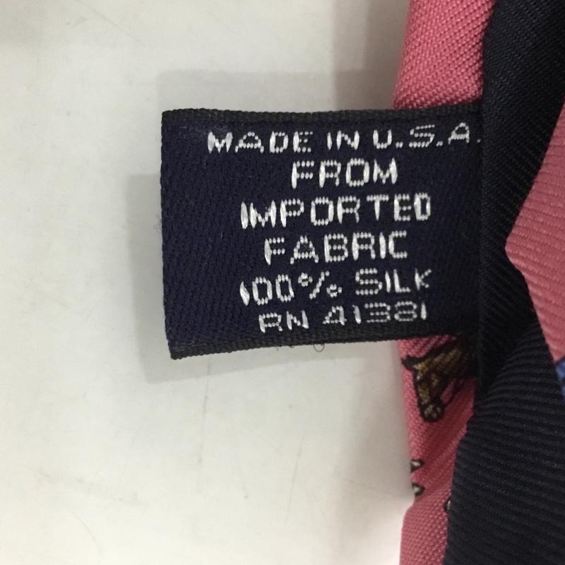 ポロラルフローレン POLO RALPH LAUREN ネクタイ ネクタイ シルク 総柄 桃 / ピンク /  メンズ USED 古着 中古 10125562