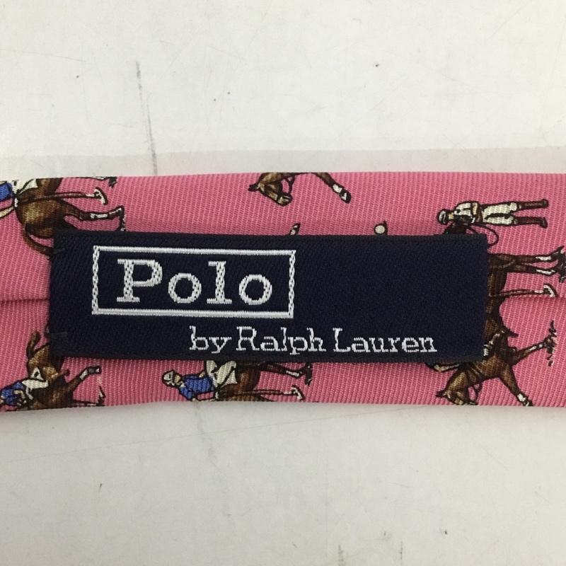 ポロラルフローレン POLO RALPH LAUREN ネクタイ ネクタイ シルク 総柄 桃 / ピンク /  メンズ USED 古着 中古 10125562