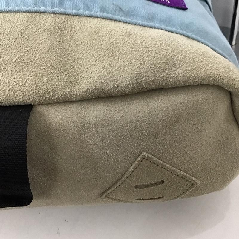 ザ ノースフェイス パープルレーベル THE NORTH FACE PURPLE LABEL リュックサック、デイパック リュックサック、デイバッグ NN7403N ミディアム デイパック ロゴ、文字 水色 / ライトブルー / X 灰 / グレー / X 黒 / ブラック /  メンズ USED 古着 中古 10125573
