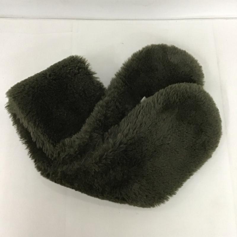 スティーブンアラン Steven Alan マフラー マフラー フェイクファー 無地 カーキ / カーキ /  レディース USED 古着 中古 10125575