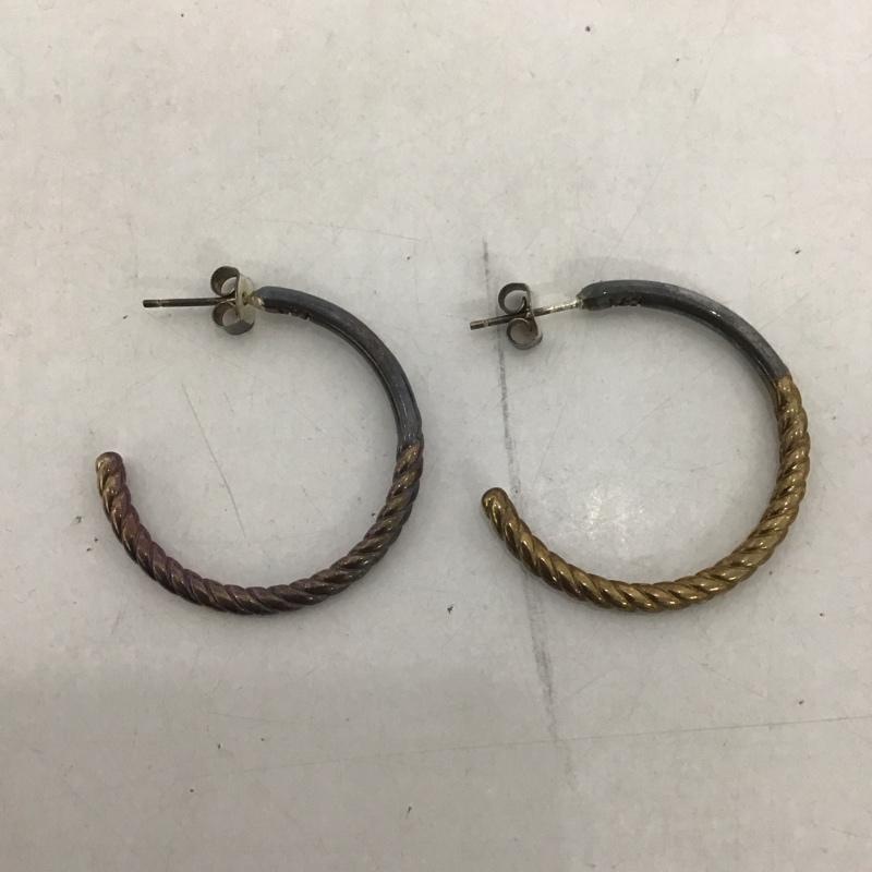 フィリップ オーディベール PHILIPPE AUDIBERT アクセサリー ピアス ループ 両耳用 無地 金 / ゴールド /  レディース USED 古着 中古 10125582
