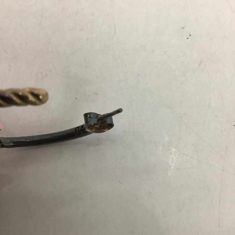 フィリップ オーディベール PHILIPPE AUDIBERT アクセサリー ピアス ループ 両耳用 無地 金 / ゴールド /  レディース USED 古着 中古 10125582
