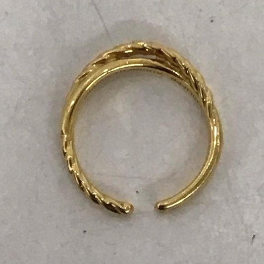 フィリップ オーディベール PHILIPPE AUDIBERT アクセサリー 指輪 ねじれ風 13号  金 / ゴールド /  レディース USED 古着 中古 10125583