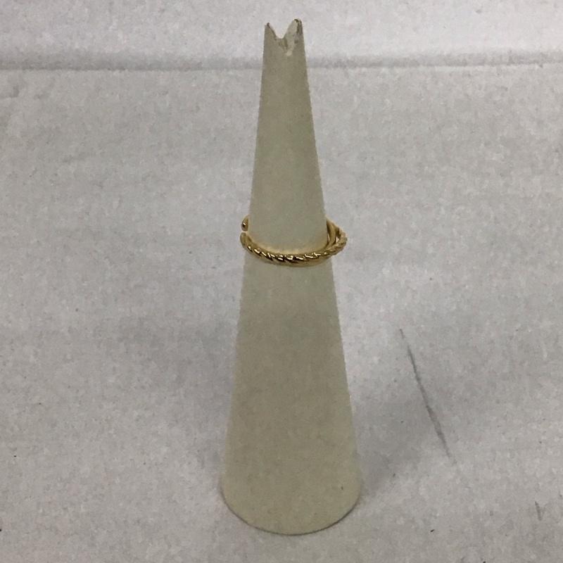 フィリップ オーディベール PHILIPPE AUDIBERT アクセサリー 指輪 ねじれ風 13号  金 / ゴールド /  レディース USED 古着 中古 10125583