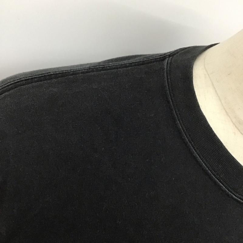 ザノースフェイス THE NORTH FACE カットソー 長袖 nt82136 ロングスリーブスクエアロゴティー 長袖カットソー プリントTシャツ M ロゴ、文字 黒 / ブラック /  メンズ USED 古着 中古 10125595