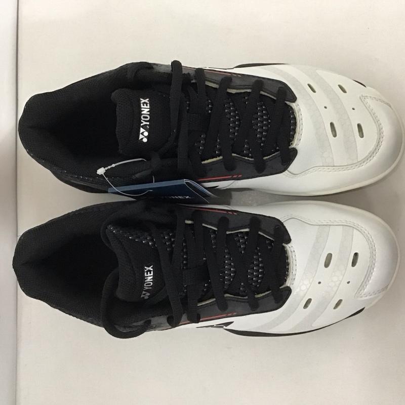 ヨネックス YONEX スニーカー スニーカー POWER CUSHION 65Z パワークッション65Z SHB65Z バドミントンシューズ 24.5cm 無地 白 / ホワイト / X 赤 / レッド /  レディース USED 古着 中古 10125601