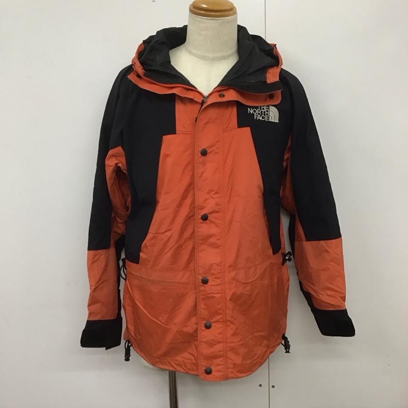 ザノースフェイス THE NORTH FACE ジャケット、上着 ジャンパー、ブルゾン np-2190 マウンテンジャケット ジップアップジャケット アウター 90s L ロゴ、文字 黒 / ブラック / X 橙 / オレンジ /  メンズ USED 古着 中古 10125621